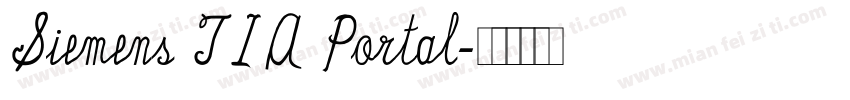 Siemens TIA Portal字体转换